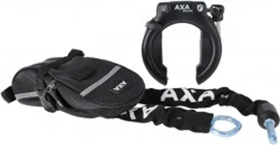 Produktbild von AXA Rahmenschloss Block XXL Set inkl ULC 100 + Tasche,Schlüssel nicht ab, schwarz (1 Set)