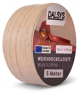 Produktbild von Dalsys Weichsockelleiste selbstklebend 5m Buche