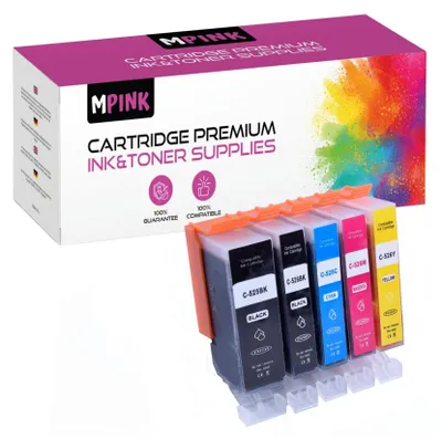 Produktbild von 5X Druckerpatronen für Canon CMYK PGI-525 CLI-526 Pixma iP4820 4950 MG5120 8120