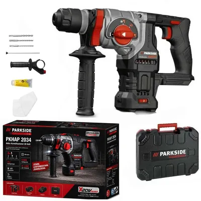 Produktbild von PARKSIDE PERFORMANCE 20V Akku-Kombihammer PKHAP 2034-Li 3J, ohne Akku,Ladegerät