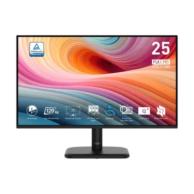 Produktbild von MSI PRO MP251L E2 - 24,5 Zoll (62,2 cm) - Full HD Office Monitor - 1920 x 1080 - IPS-Panel - 120Hz Display - augenfreundlicher Bildschirm - HDMI - VGA