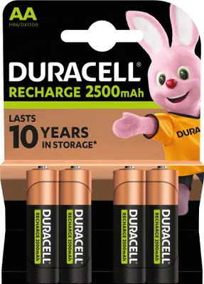 Zdjęcie produktu dla Duracell Akku Recharge Ultra Mignon - AA 2500mAh 4St.