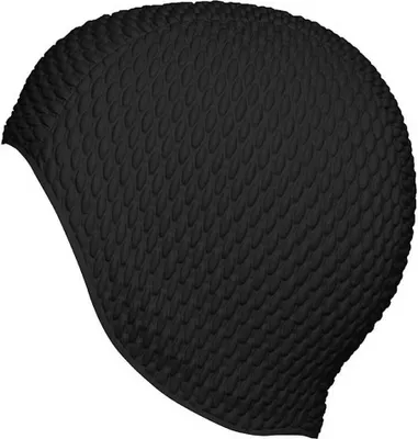 Produktbild von Fashy Rubber Badekappe Schwarz Schwarz One Size