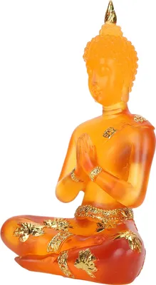 Obrázok produktu pre Socha Budhu, Budhistická figúrka, Socha Budhu z živice, Socha Budhu Ornament, Sediaca socha Budhu, Budhistické dodávky
