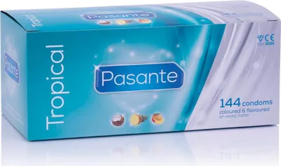 Obrázok produktu pre Kondómy Pasante Tropical 144 kusov