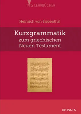 Obrázek produktu pro Kurzgrammatik zum griechischen Neuen Testament
