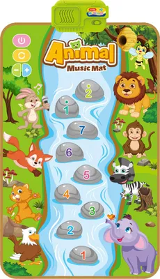 Produktbild von Baby Spieldecke - Mit Musik & Aktivitätsbogen, Lernspielzeug - Für Krabbeln, Motorik & Sinnesentwicklung