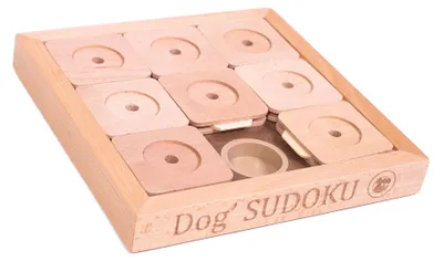 Produktbild von My Intelligent Dogs SUDOKU, Hund, Spielzeugset, Naturholz, Holz, 220 mm, 220 mm