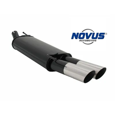 Obrázek produktu pro Novus Sport tlumič výfuku 2x76 ostrý úhel VW Golf 3 4 Cabrio
