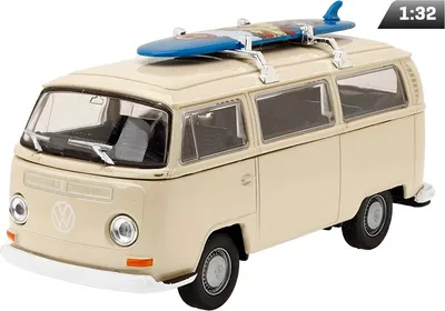 Obrázok produktu pre Model 1:32, 1972 Volkswagen Bus T2 - Kremový
