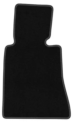 Image de Tapis conducteur en moquette pour BMW 7 E32 1986-1994 (berline) – 1 pièce, noir, sur mesure – Wielganizator BASIC
