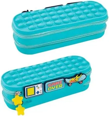 Produktbild von Pop It Gamer Schuletui mit Konsolenmotiv