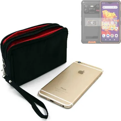 Produktbild von K-S-Trade Schutz Hülle Handy Hülle kompatibel mit Phonemax R4GT Gürteltasche Travelbag Handytasche mit Zusatzfächern, schwarz