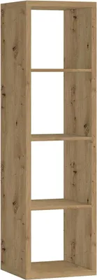 Produktbild von Raumteiler - 41 x 147 cm - Artisan Eiche Nachbildung - mit 4 Fächern