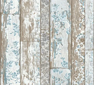 Immagine prodotto di Carta da parati Profhome imitazione legno 361191-GU liscia opaca blu marrone 5,33m2