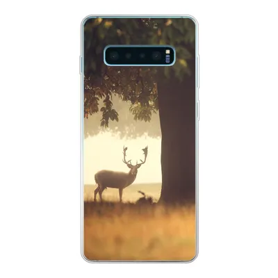 Produktbild von MuchoWow® Handyhülle Schutzhülle Hülle für Samsung Galaxy S10 Lite Hirsche - Bäume - Wald Silikon Softcase Handy Hülle - Schutz
