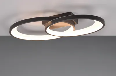 Produktbild von LED Deckenleuchte MALAGA Schwarz R64482134