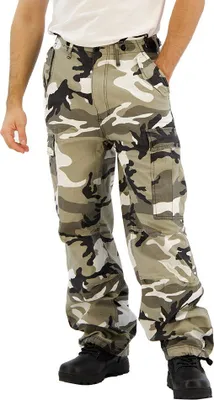 Zdjęcie produktu dla Brandit BD1001 | M-65 Vintage Cargo Pants od S do 7XL - Kolor: snowcamo - Rozmiar: L