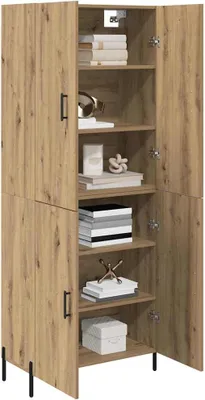 Obrázok produktu pre vidaXL Highboard Artisan dub 69,5 x 34 x 180 cm Materiál na báze dreva