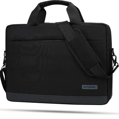 Produktbild von Laptoptasche 15,6 Zoll - Schultertasche mit Laptopfach - Wasserabweisend - 9 Liter - Schwarz