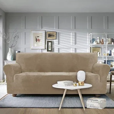 Productafbeelding van Famanu antislip sofaovertrek, wasbare meubelbeschermers voor de woonkamer - set van 2