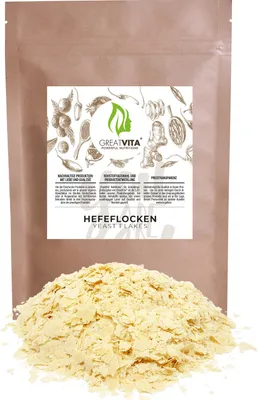 Produktbild von GreatVita Hefeflocken, 800g