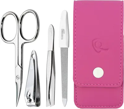 Produktbild von marQus Maniküre-Set 4-teilig – mit Nagelzange, Solingen – Rosé