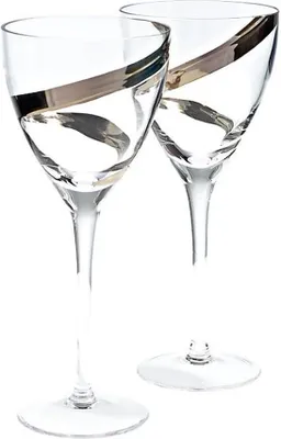 Produktbild von Weinkelch Platin 2er Set (24cm)