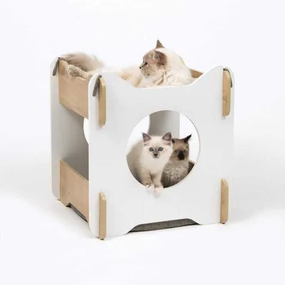 Zdjęcie produktu dla Catit Vesper Cabana | Domek Hagen dla kota | 50x50x53cm | Biały