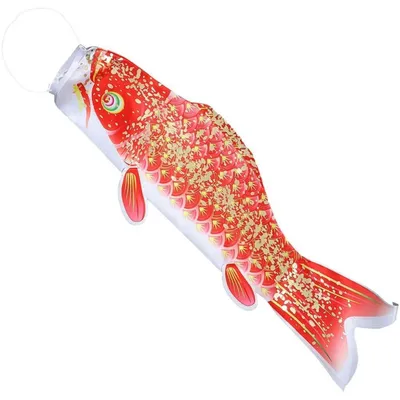 Produktbild von Fisch Windsack Koinobori Rot 100x27cm