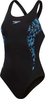 Produktbild von Speedo Womens Placement Muscleback True Navy / True Cobalt / Curi 38