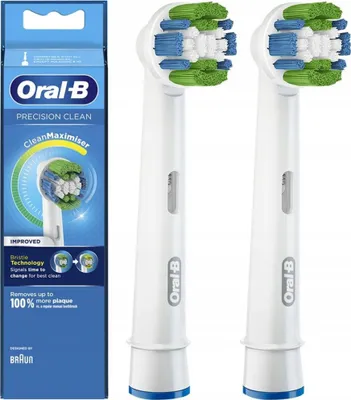 Produktbild von Oral-B | Aufsteckbürsten Oral-B Precision Clean - 2 Stück - Originalqualität - Effektive Plaqueentfernung