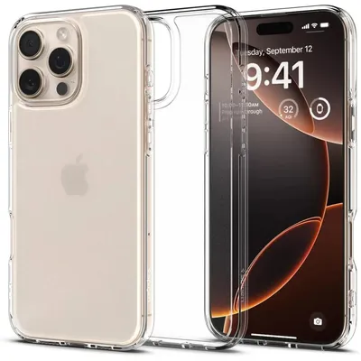 Obrázok produktu pre Spigen Ultra Hybrid, Ochranný obal, Apple, iPhone 16 Pro Max, 17,5 cm (6.9"), Priehľadná