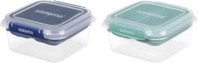 Image de Boîte alimentaire Sistema Stax 1,15 l, neuf, bleu