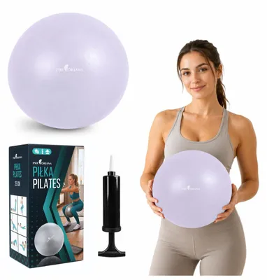 Zdjęcie produktu dla Piłka do pilatesu 25 cm wytrzymała mała piłka fitness do jogi treningu ćwiczeń w domulawendowa