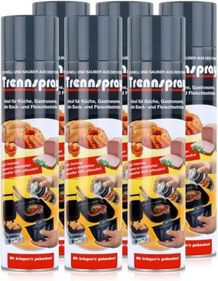 Produktbild von 6 x 600ml Boyens Back Trennspray - Zum Grillen, Braten & Backen - Antihaftspray, Non Stick Spray für Grillroste, Plancha und Teppenyaki Grills