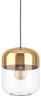 Image de Eglo 900549 MARYVILLA E27 Lampe à suspendre Ø170mm Noir Or