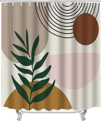 Produktbild von Duschtüllvorhang 180x180cm Polyester wasserdicht