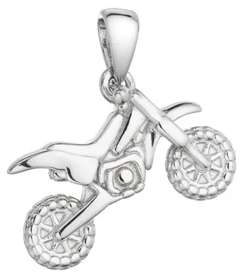 Zdjęcie produktu dla Srebrny wisiorek motocykl 64015