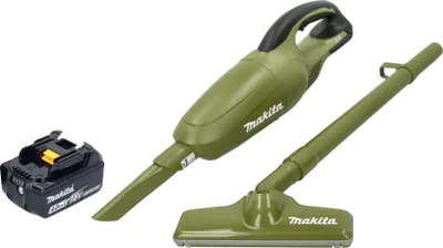 Produktbild von Makita DCL 180 MO Akku Staubsauger 18 V 0,65 l Olive Outdoor Adventure Serie + 1x Akku 4,0 Ah - ohne Ladegerät