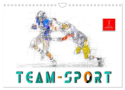Produktbild von Team-Sport (Wandkalender 2027 DIN A4 quer), CALVENDO Monatskalender
