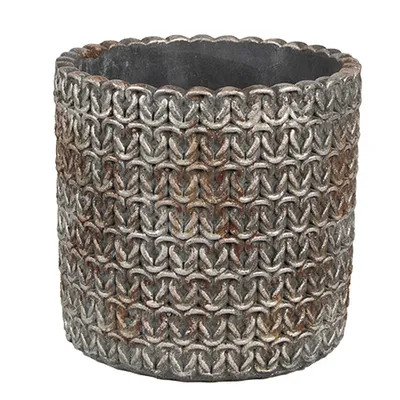Produktbild von Clayre & Eef Innenblumentopf Ø 11x12 cm Grau Stein