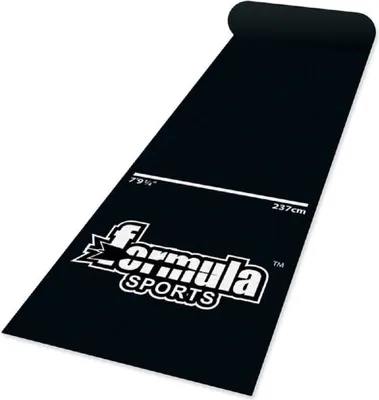 Produktbild von Schwarze Dartmatte – Schutzmatte und Teppich für sicheren Stand