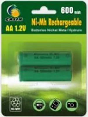 Image de Galix AA-Akku NiMh 1,2 V/600 mAh 2er Set
