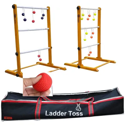 Produktbild von Leitergolf-Spiel mit 2 Leitern und Bällen