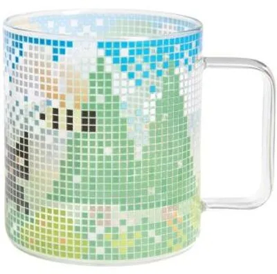 Image de Tasse en verre « Paysage », Ø 8,5 cm, H 9,5 cm