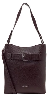 Produktbild von Marc O'Polo Schultertasche Umhängetasche Brinja Hobo Bag Black Cherry dunkelbraun