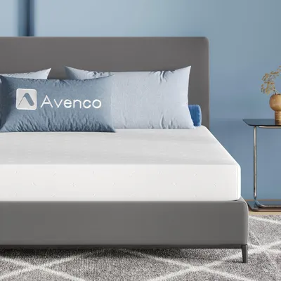 Produktbild von Avenco Matratze 140x190, 18 cm, Gel-Memory-Schaum-Matratze, Bambus-Schaumstoff, CertiPUR-US und ® , kühlend, feuchtigkeitsableitend, waschbar
