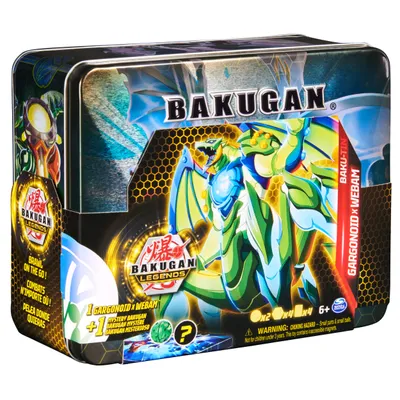 Produktbild von Spin Master 6066256 (20140555) - Bakugan Legends - Wurfblle, 2er Pack in Aufbewahrungsbox aus Metall