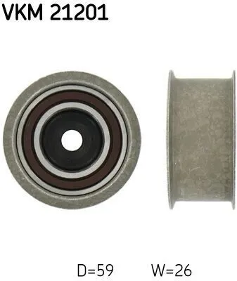 Produktbild von SKF VKM 21201 Umlenkrolle Zahnriemen für AUDI A4 Limousine (8D2, B5) A4 Avant (8D5, B5) 80 Limousine (8C2, B4) Cabriolet (8G7, B4) A8 (4D2, 4D8)